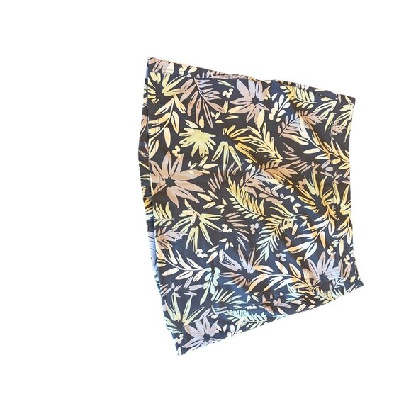 Rip Skirt Navy Tropical Print Wrap Skirt X-Large Lightweight Athletic Sporty - Picture 2 of 5